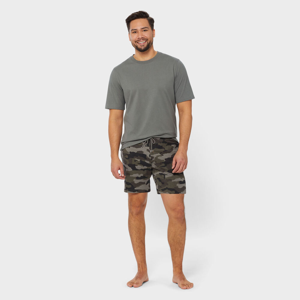 Men's Lumber Jams Cotton Short Sleeve Sleep Set Main Image