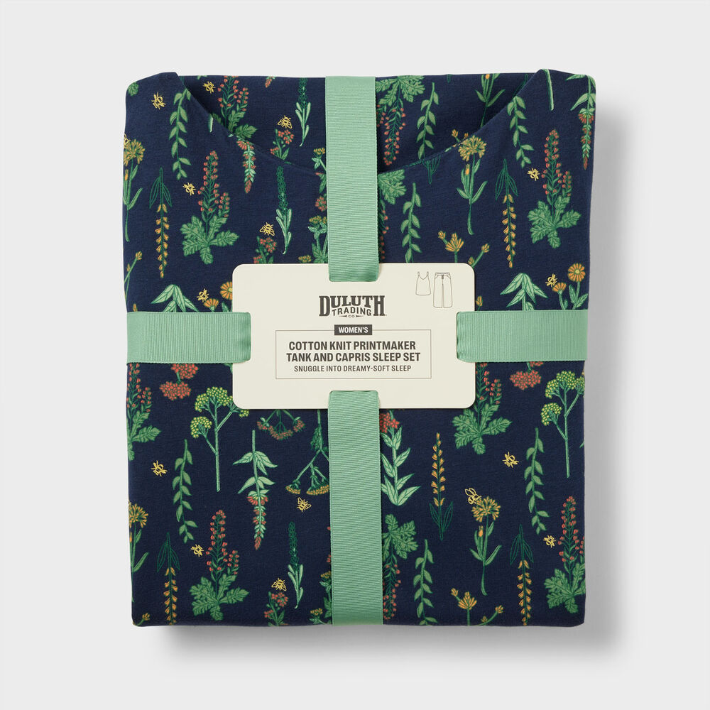 Women's Cotton Knit Printmaker Tank & Capris Sleep Set Main Image