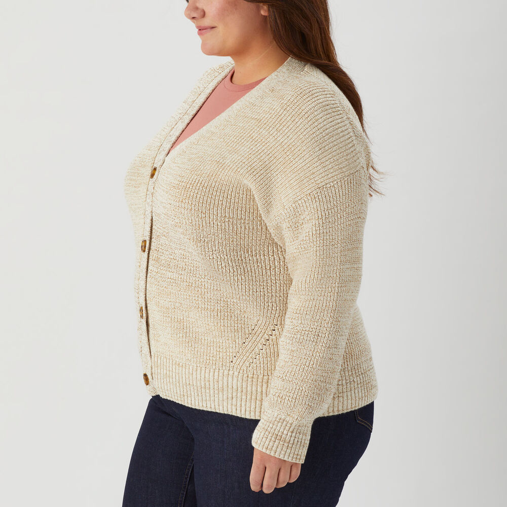 Women's Plus Heritage Shaker Stitch Cardigan Main Image