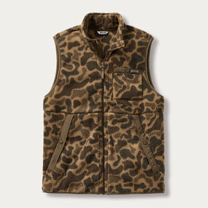 Men's Pile Hi Fleece Full-Zip Mock Neck Vest