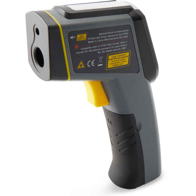 8:1 Scanning Infrared Thermometer with Tricolor Light Panel