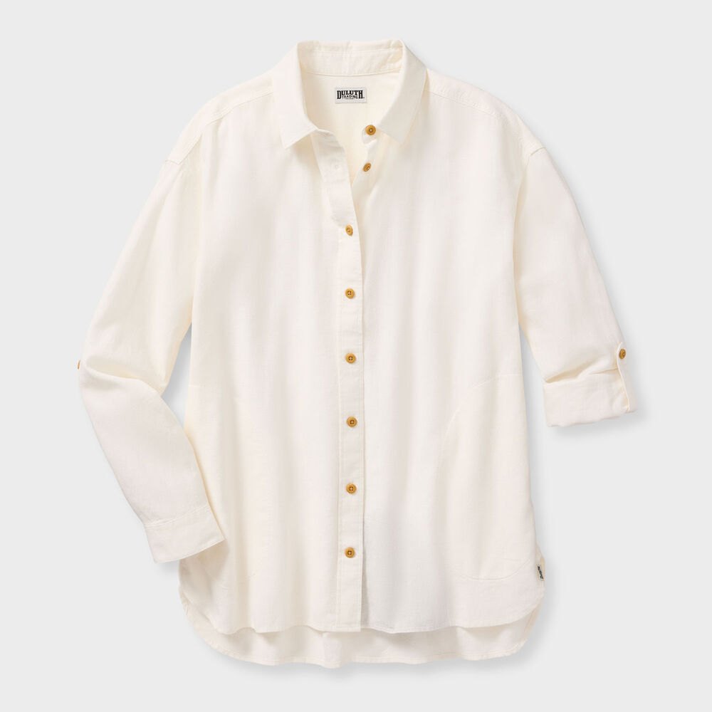 Women's Artisan Hemp Overshirt Main Image