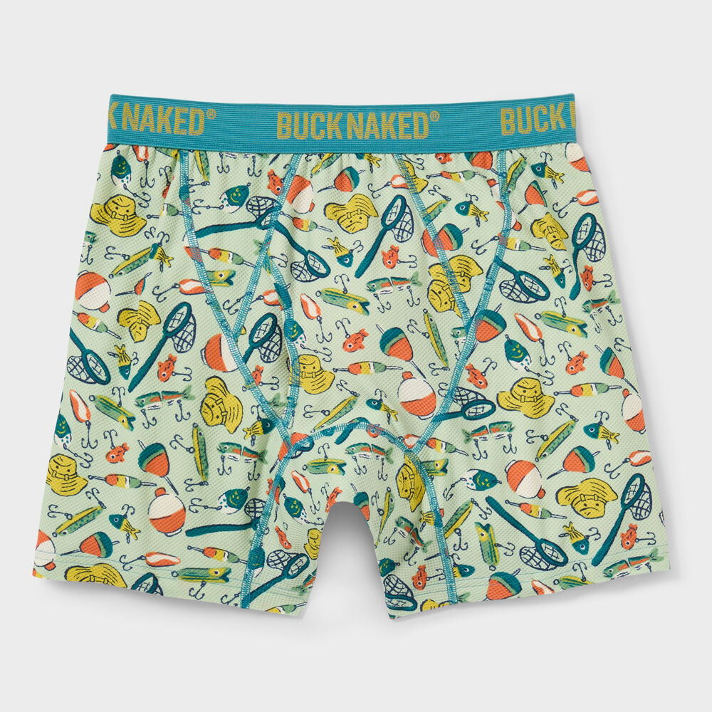 Men's Buck Naked Pattern Boxer Briefs Main Image