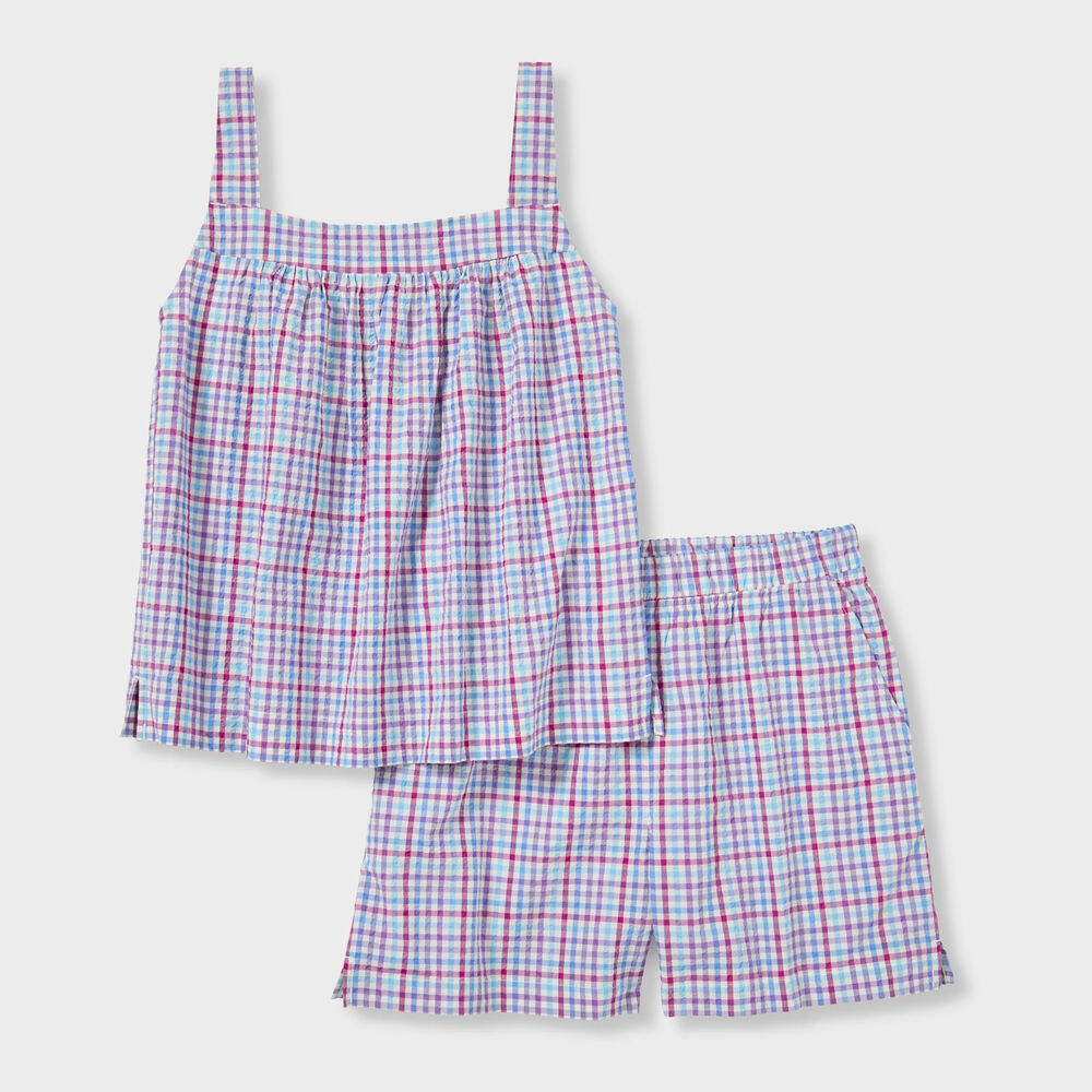 Women's Seersucker Pajama Set Main Image