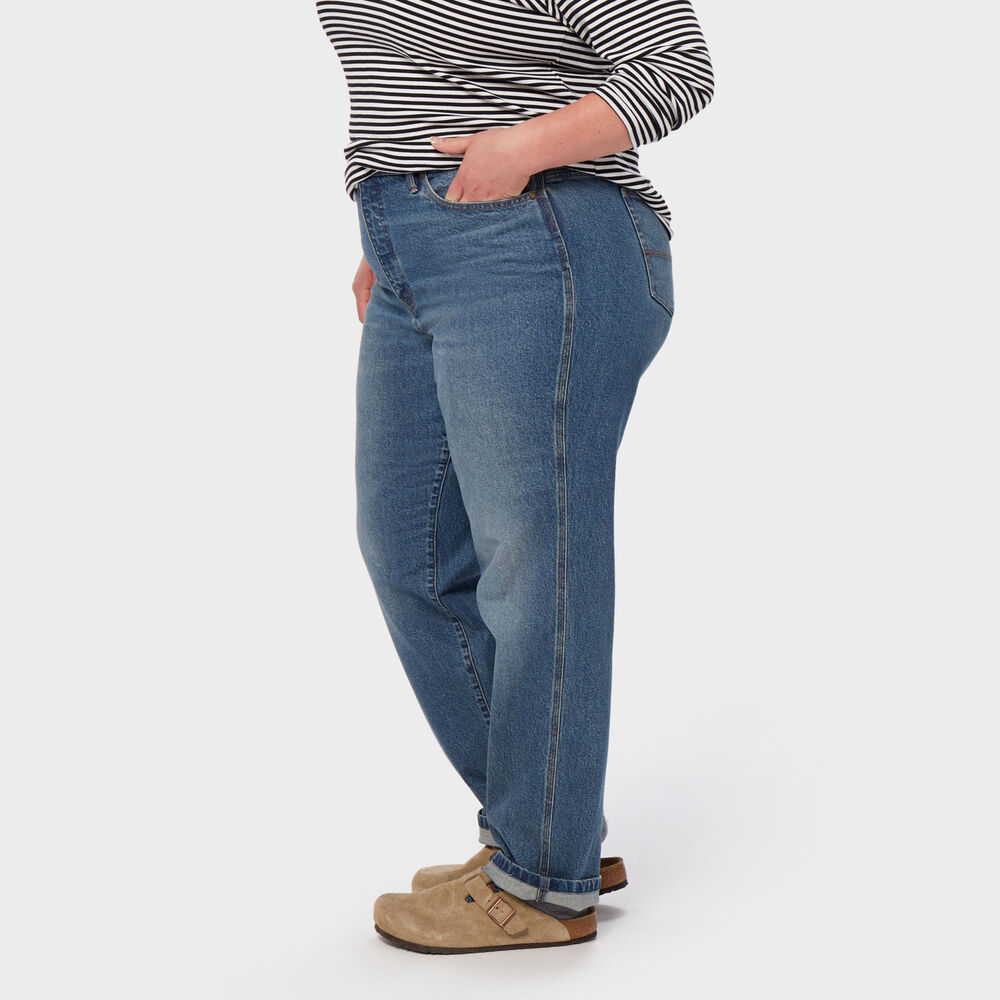 Women's Plus Duluth Heritage Hi-Rise Straight Leg Jeans Main Image