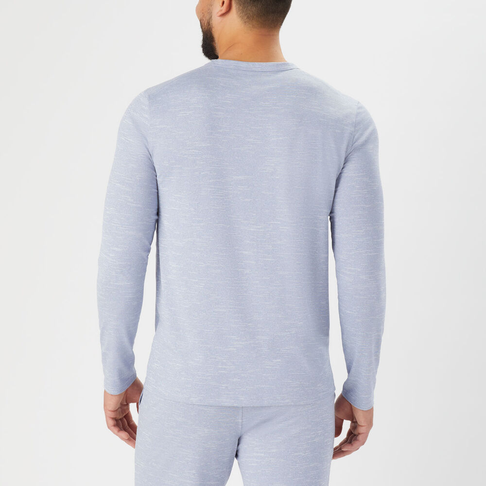 Men's recovIR Sleep Long Sleeve Henley Main Image