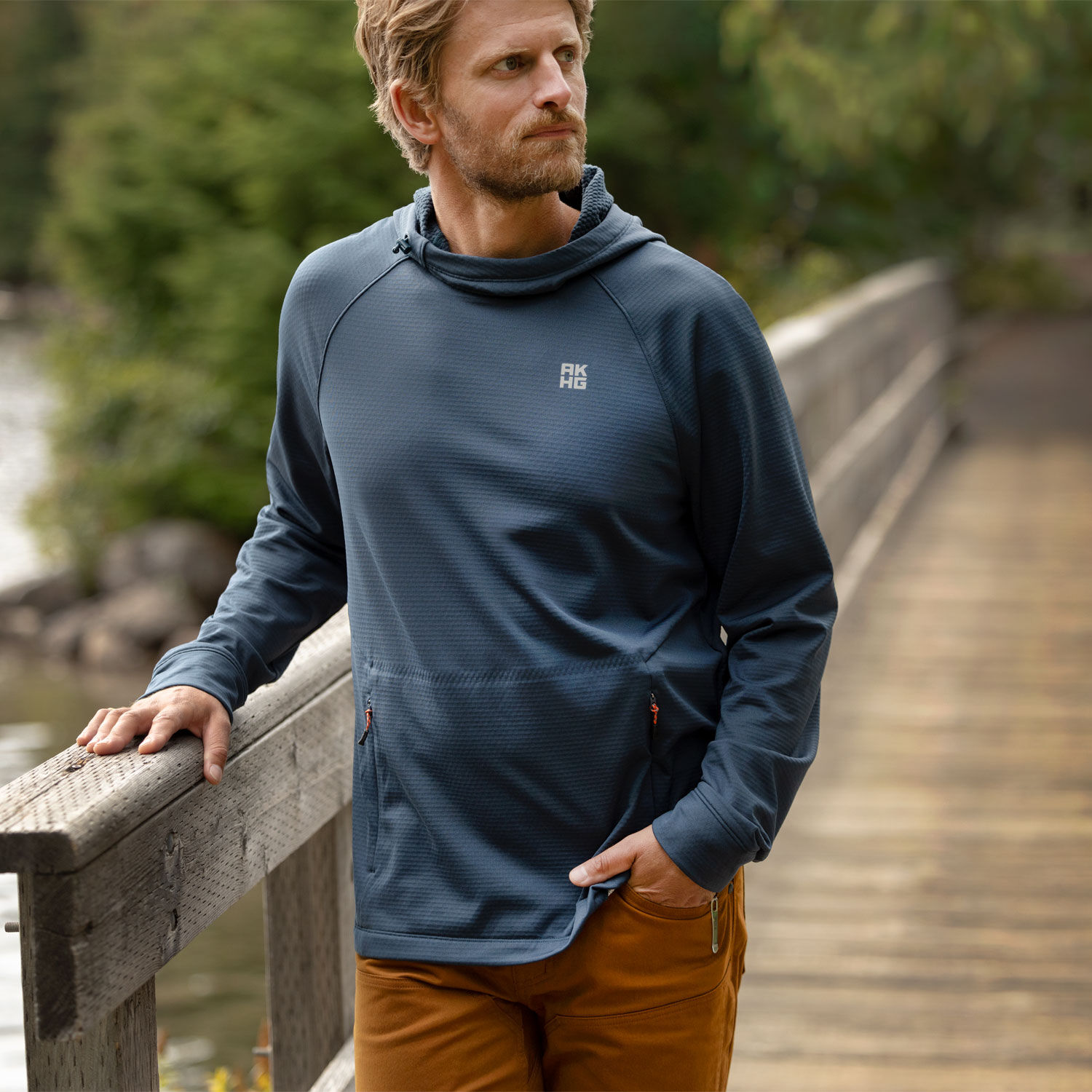 Men's AKHG Crosslayer Fleece Hoodie | Duluth Trading Company