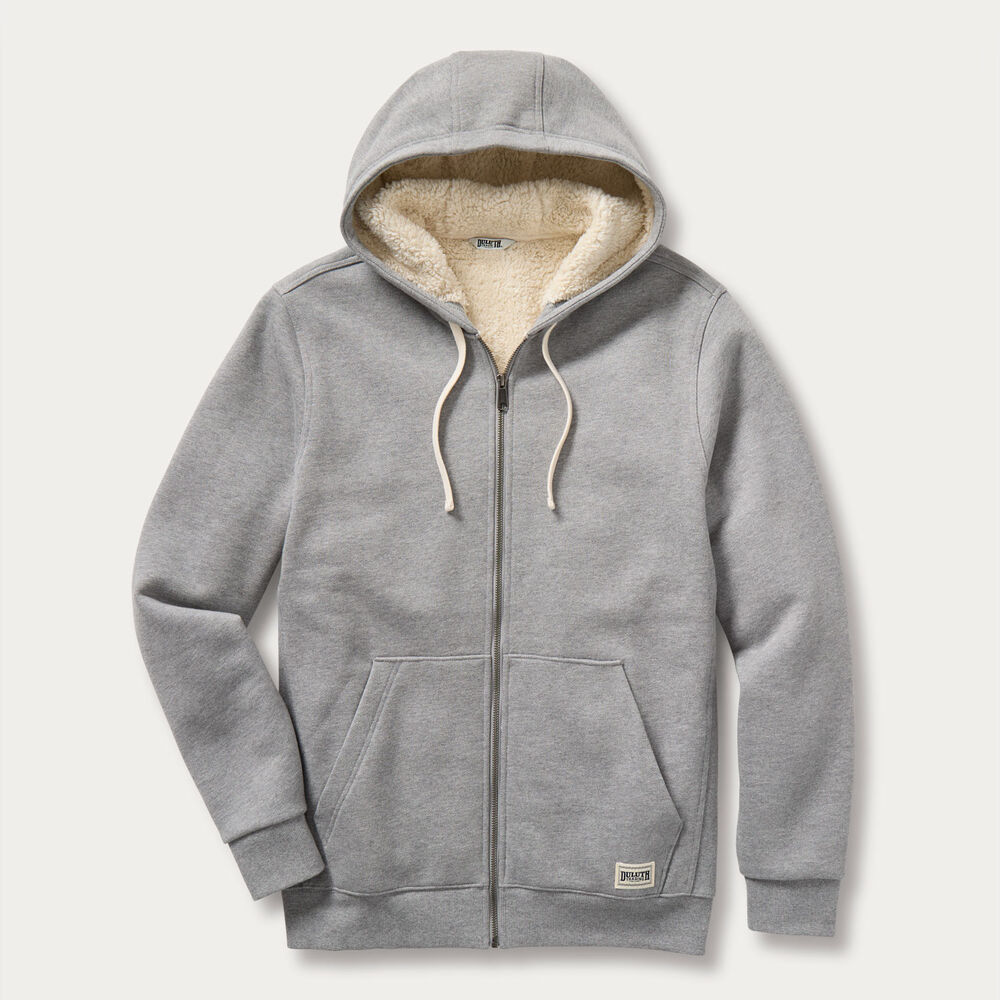 Men's Souped-Up Sweats Sherpa Lined Full-Zip Hoodie Main Image
