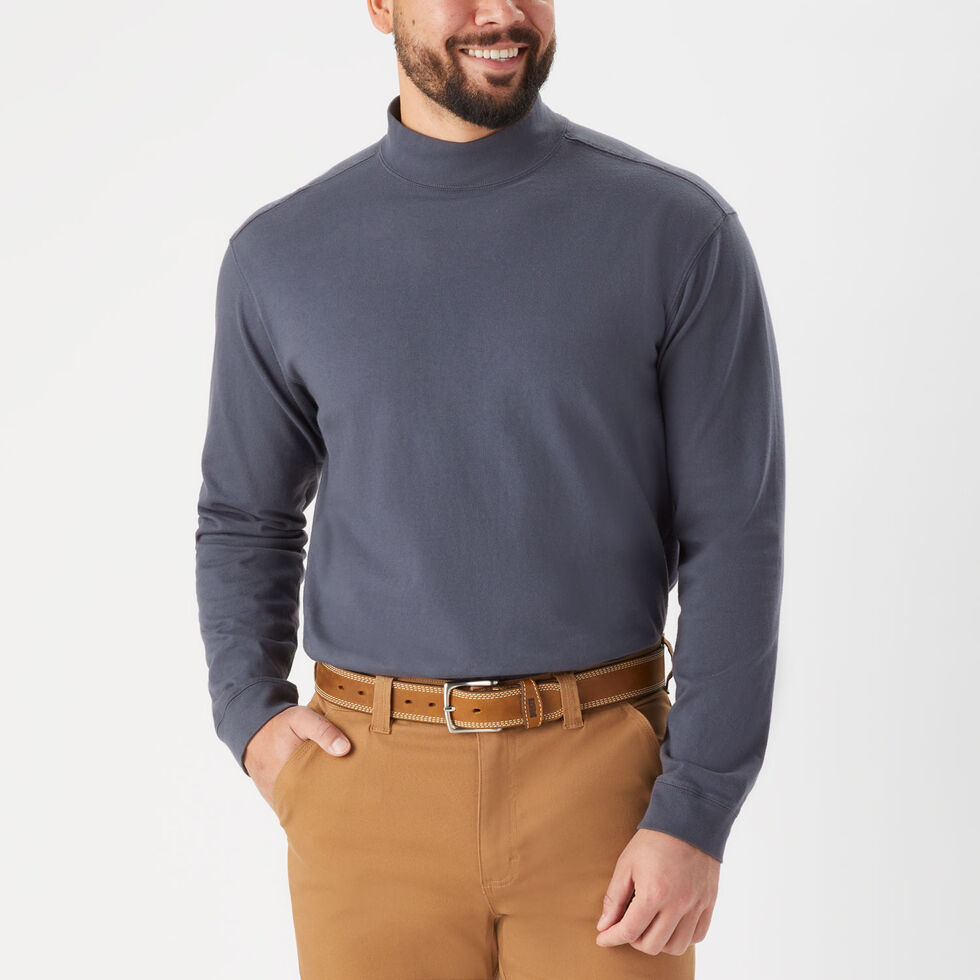 Men's Longtail T Long Sleeve Mock Neck T-Shirt
