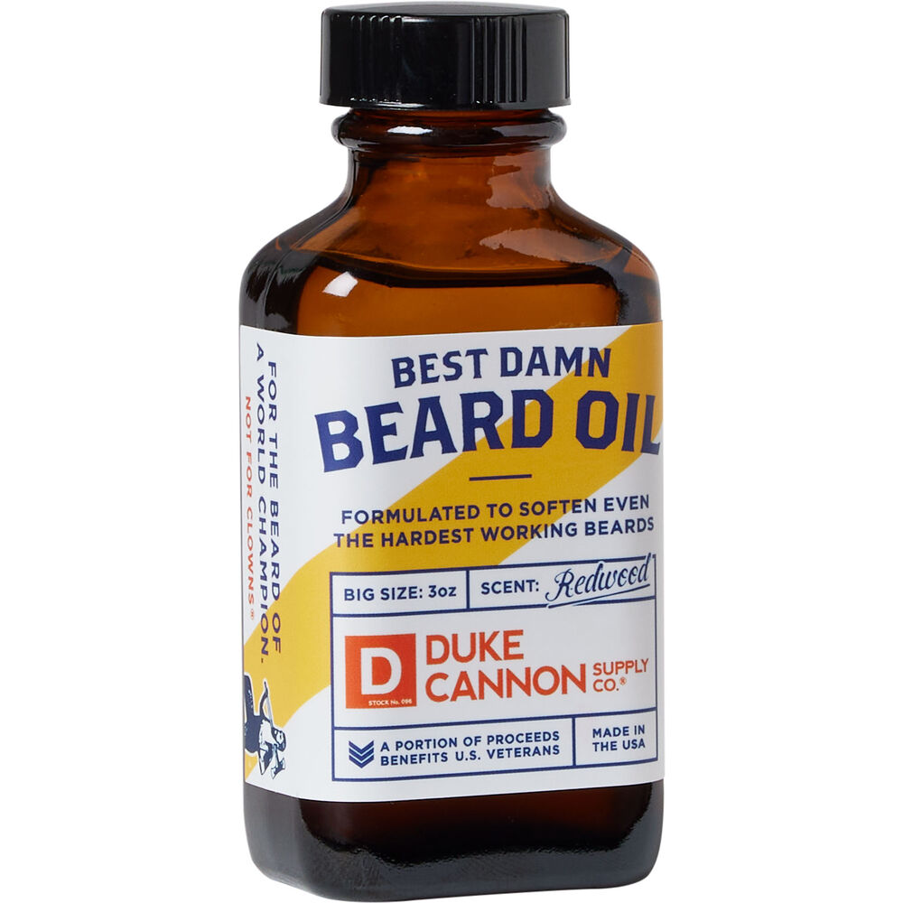 Duke Cannon Best Damn Beard Oil Duluth Trading Company