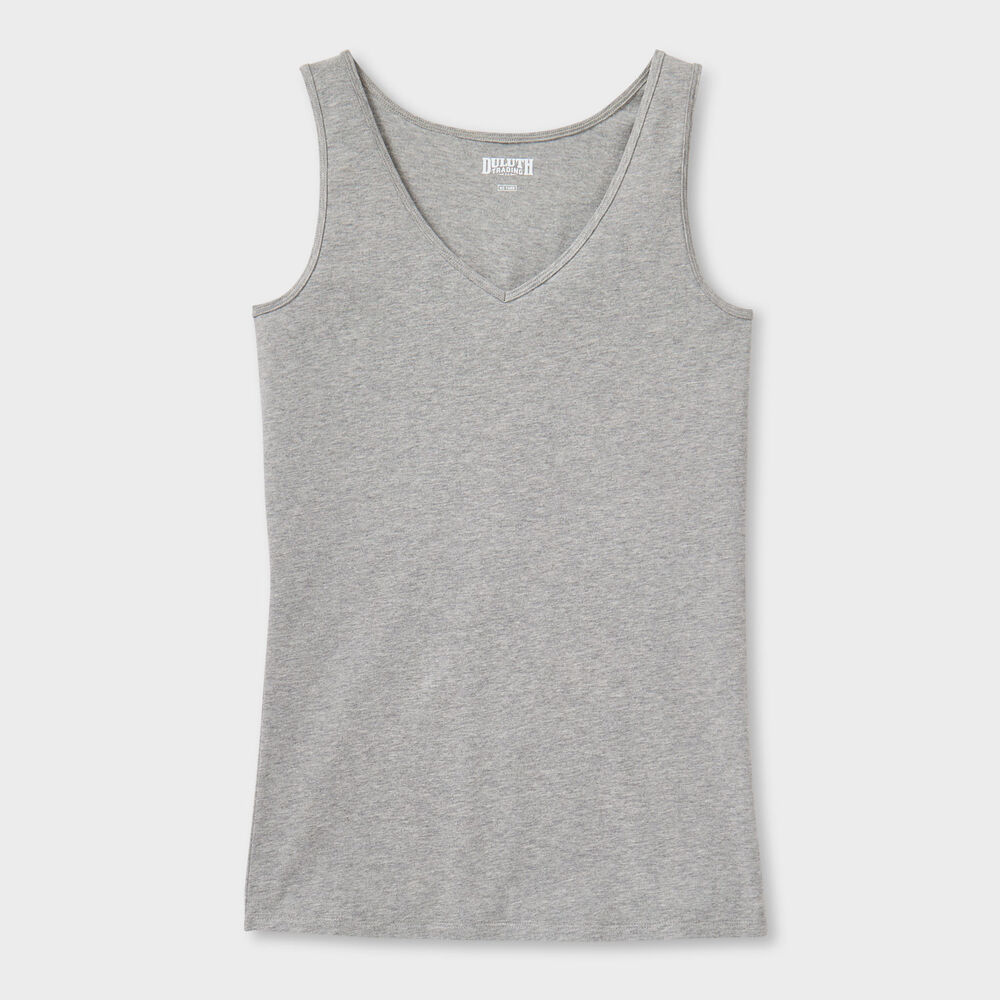Women's No-Yank V-Neck Tank Main Image