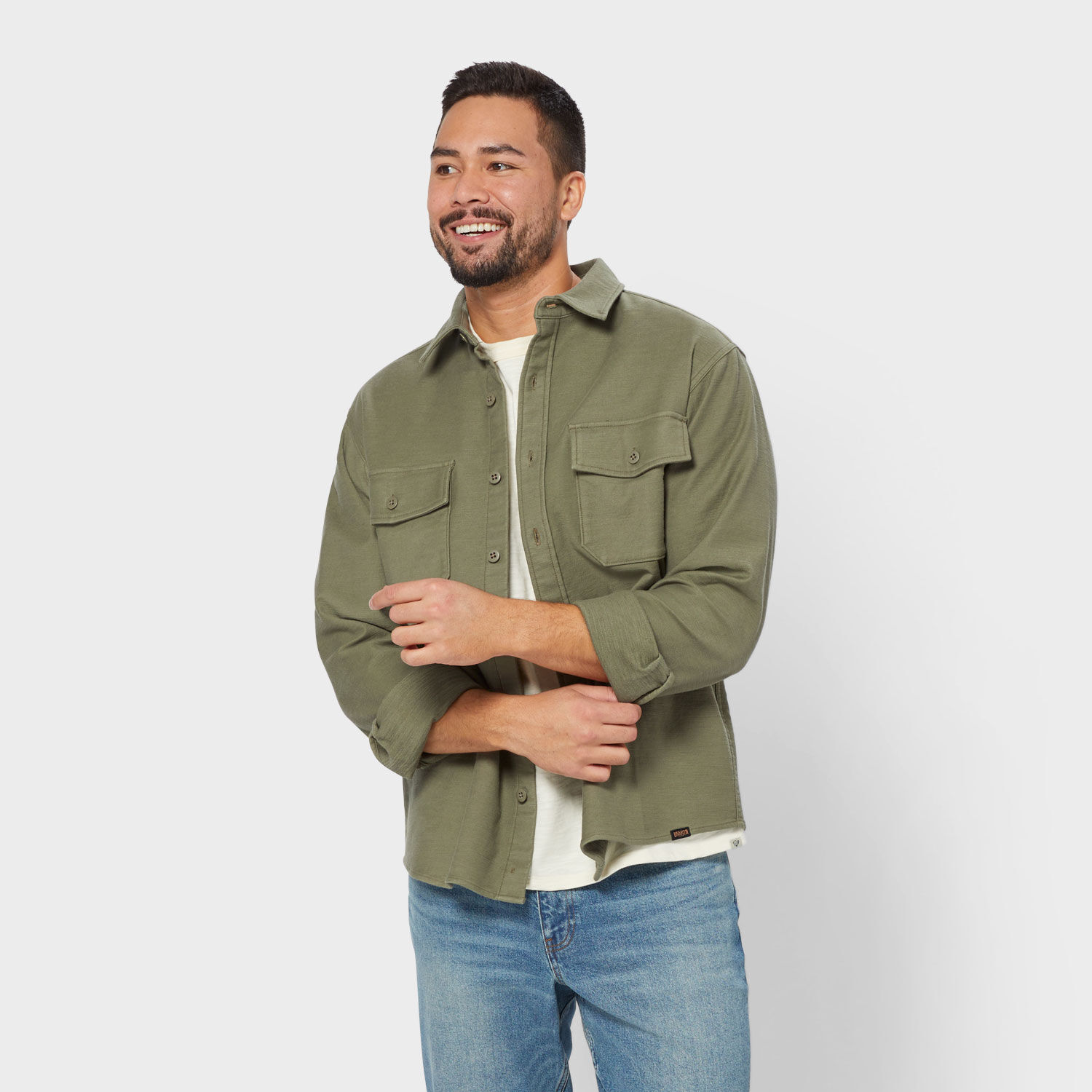 Men's Officer's Slub Sateen Shirt Jac | Duluth Trading Company