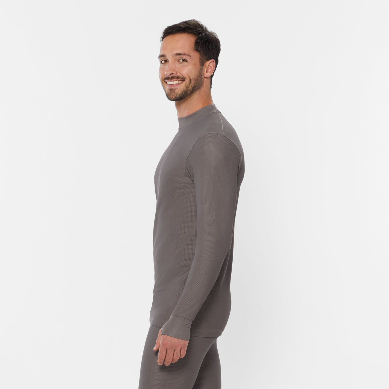 サイズS F.C.R.B. UNDER LAYER MOCK NECK TOP Men's Buck Naked Performance Base Layer Mock Neck Shirt | Duluth