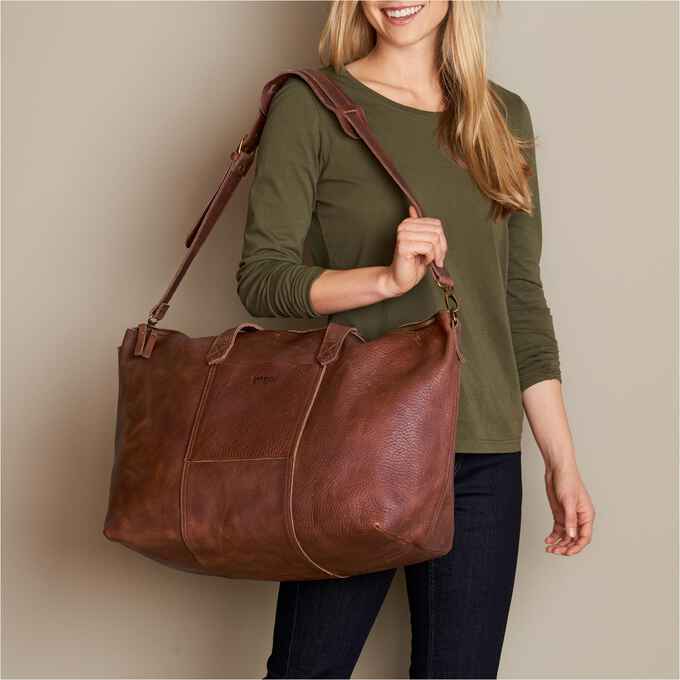 Lifetime Leather Travel Duffle Bag Duluth Trading Company