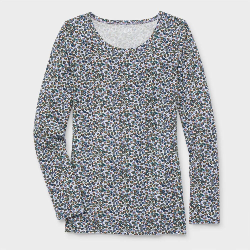 Women's No-Yank Long Sleeve Scoopneck T-Shirt Main Image