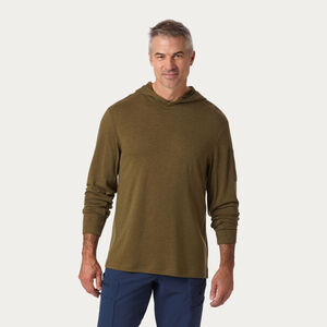 Men's Black Ram Wool Hoodie