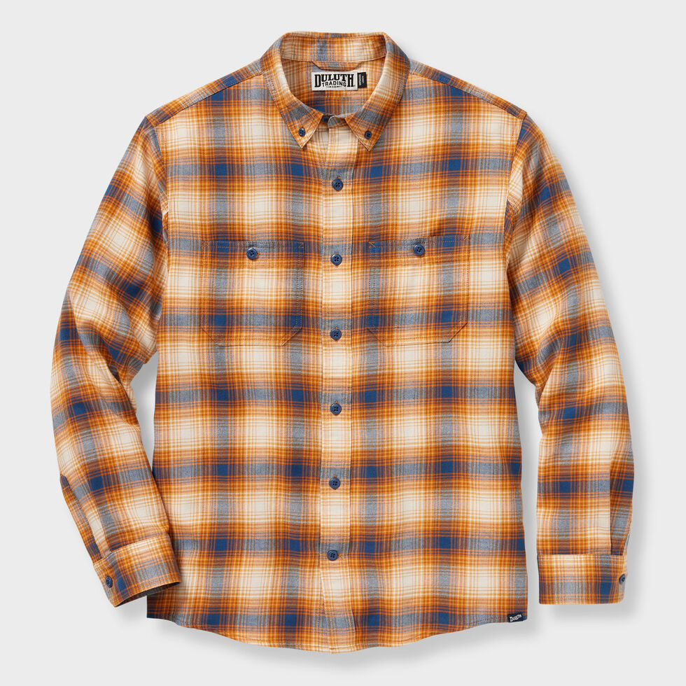 Men's Seawool Lightweight Flannel Long Sleeve Shirt - Multi MED REG - Duluth Trading Company Men's Seawool Lightweight Flannel Long Sleeve Shirt - Multi MED REG - Duluth Trading Company