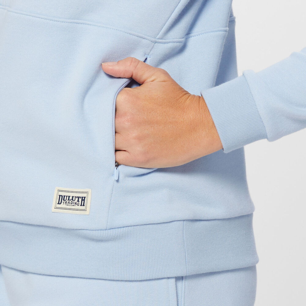 Women's Lazy French Terry 1/4 Zip Pullover Main Image