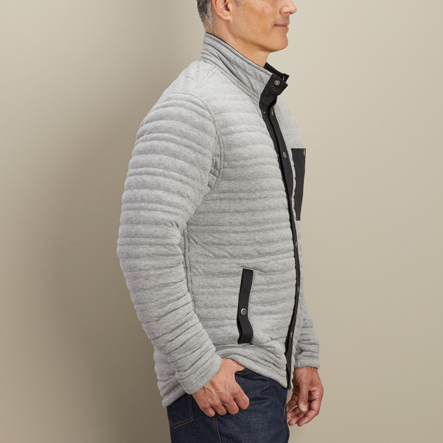 Men's Flintlock Full Snap Mock Neck | Duluth Trading Company