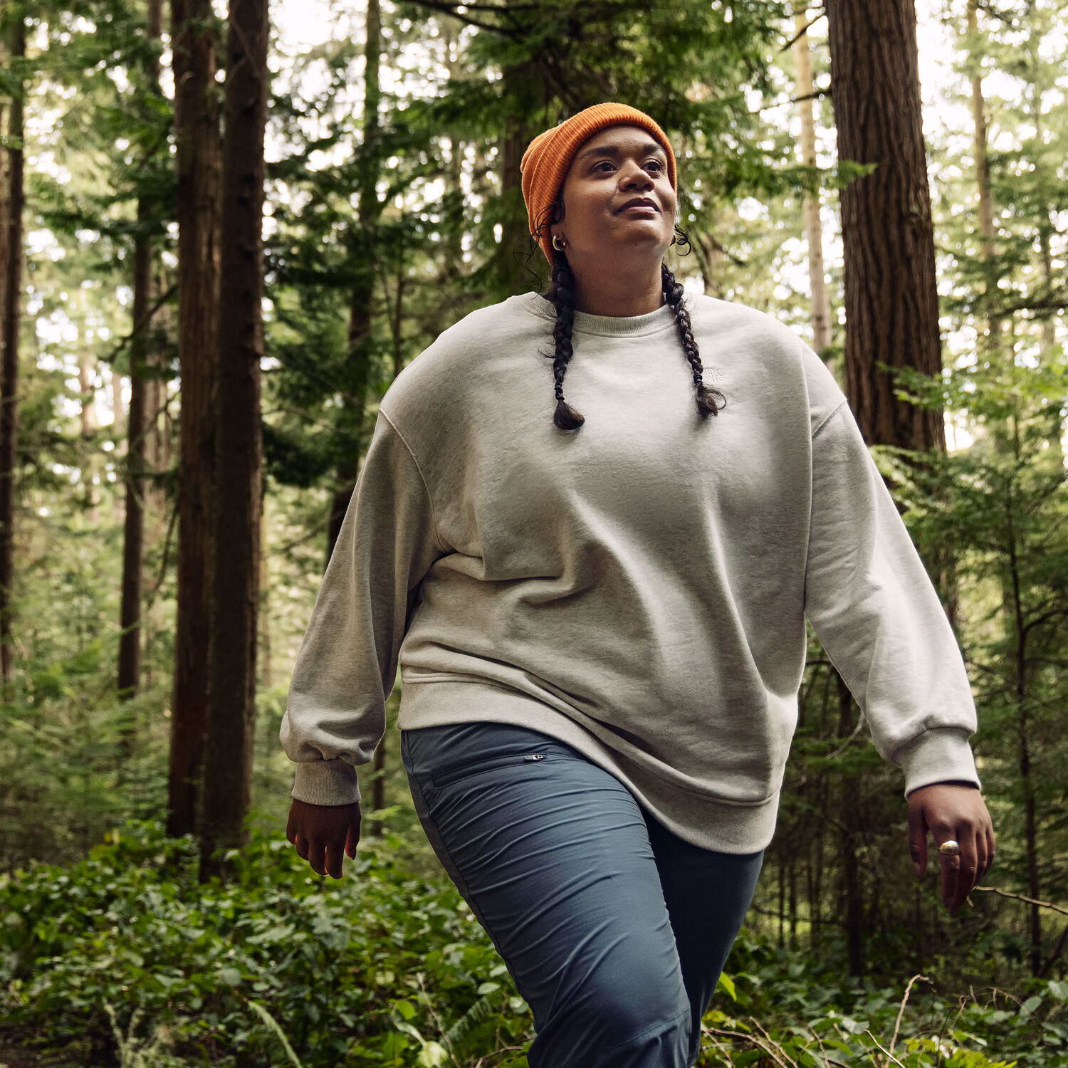 Women's Plus AKHG Crosshaul Oversized Crew Sweatshirt | Duluth