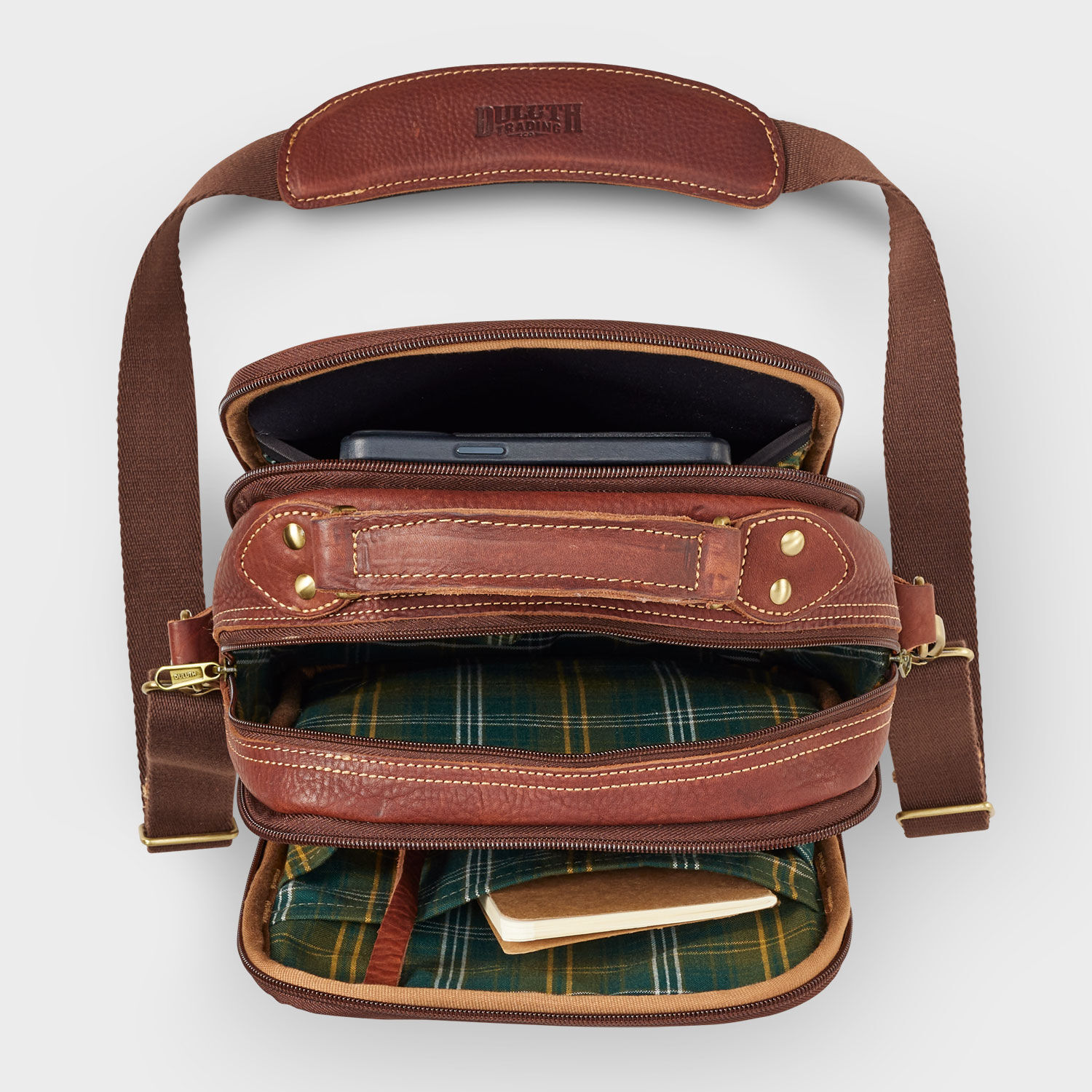 Duluth Trading Co. Lifetime Leather Travel Bag - Thumbnail 2