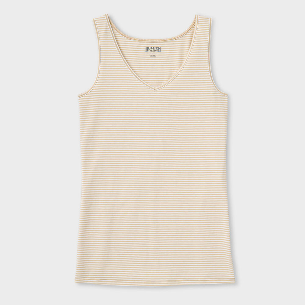 Women's No-Yank V-Neck Tank Main Image