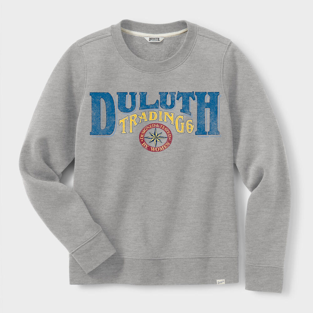 Women's Plus Duluth Heritage Crewneck Sweatshirt Main Image