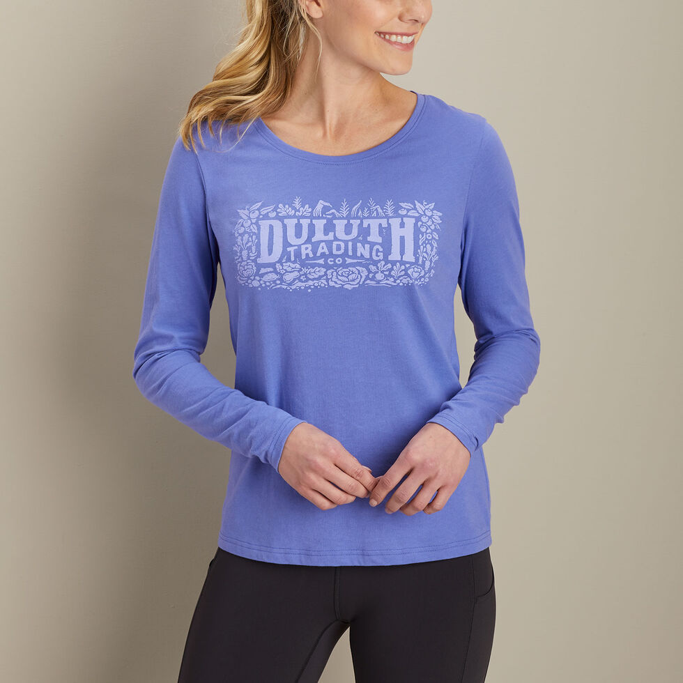 Women's Duluth Trading Long Sleeve Logo T-Shirt