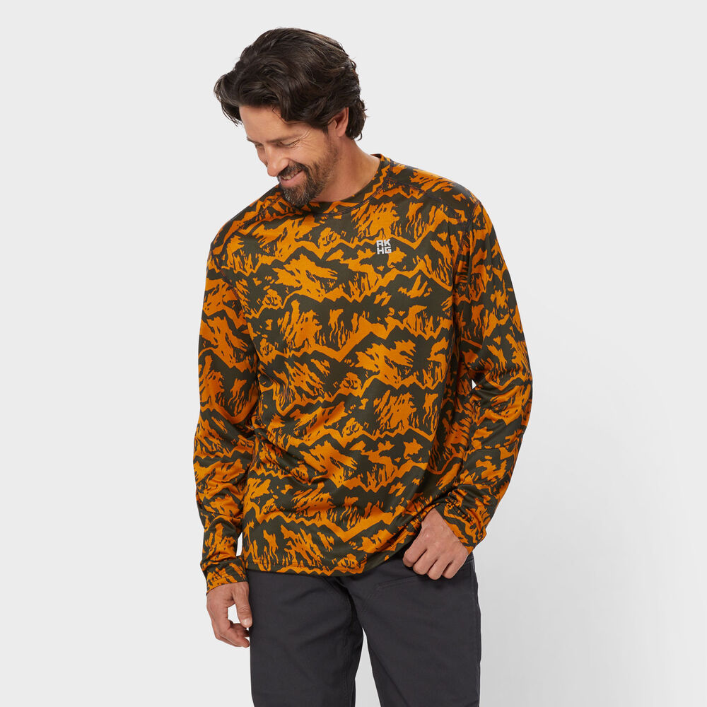 Men's AKHG Tun-Dry Standard Fit Long Sleeve T-Shirt Main Image