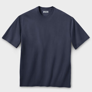 Men's Longtail T Relaxed Fit Short Sleeve T-Shirt NVY LRG