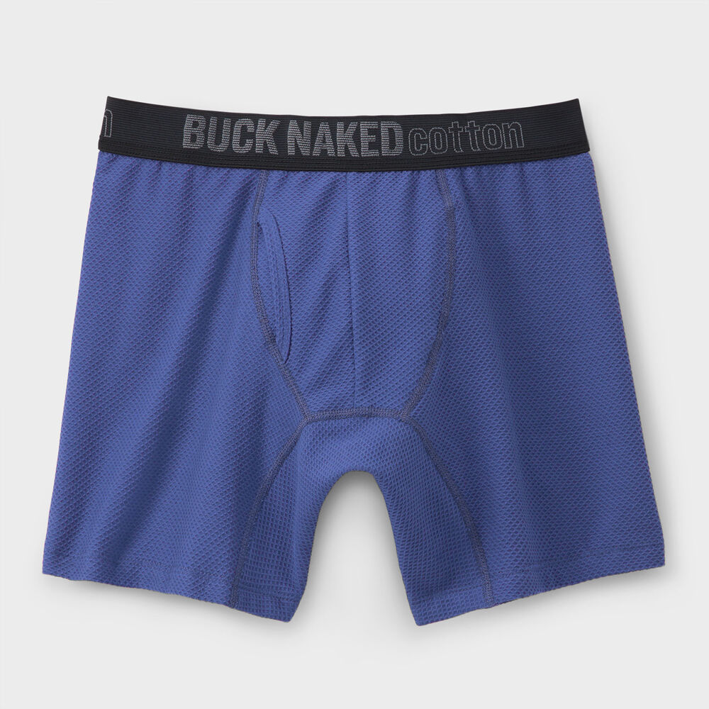 Men's Buck Naked Cotton Boxer Briefs Main Image