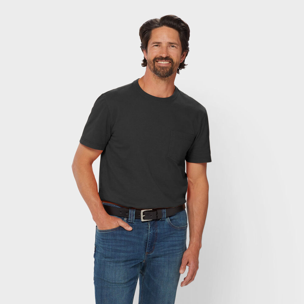 Men's Longtail T Slim Fit SS Crew with Pocket Main Image