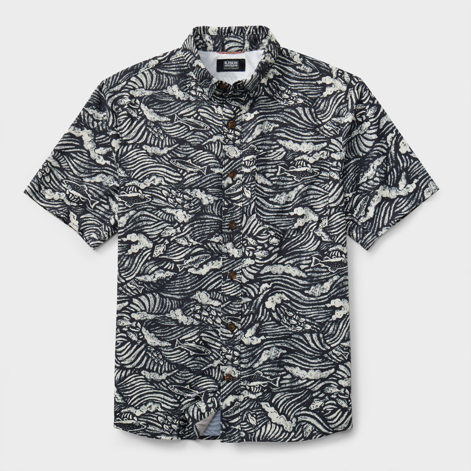 Men's AKHG Mountain Stream Relaxed Fit Short Sleeve Shirt