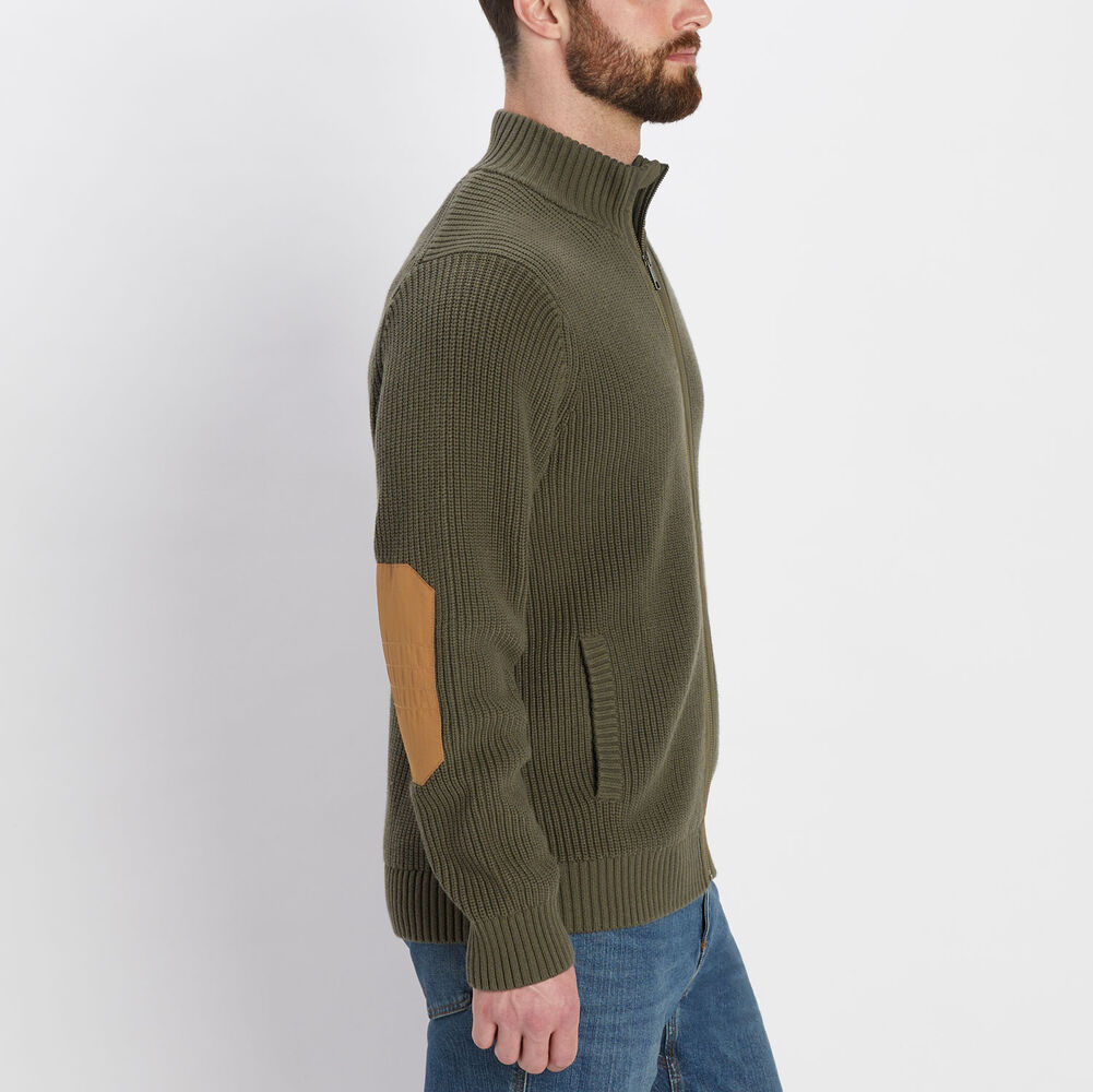 Men's Brigadier Full Zip Mock Sweater Main Image