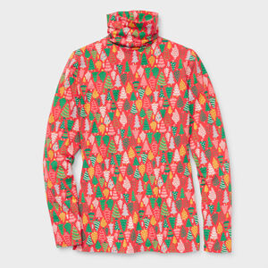 Women's Plus No-Yank Long Sleeve Turtleneck T-Shirt