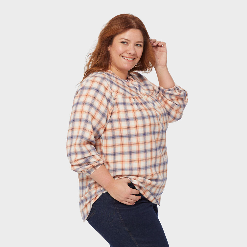 Women's Plus Seawool Lightweight Flannel Blouse Main Image