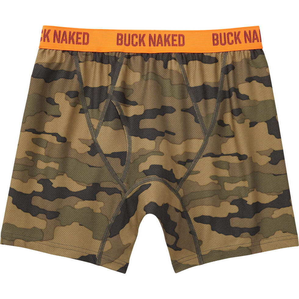 1 Pair Duluth Trading Company Buck Naked Boxer Briefs Hunter Green