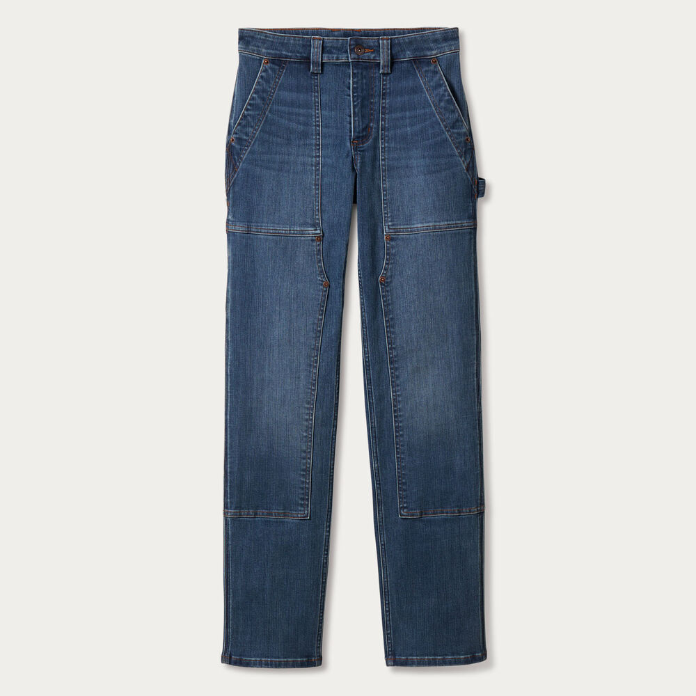 Women's Double Flex Denim Straight Leg Jeans Main Image