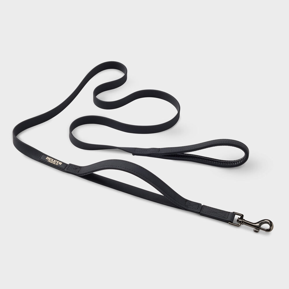 Duluth Trading Stink-Proof Double Handle Dog Leash BLK Main Image