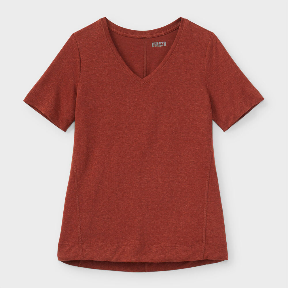 Women's Hemp Knit Short Sleeve Tee Main Image