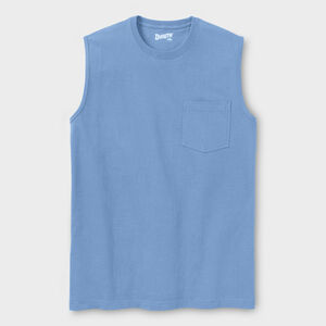 Men's Longtail T Standard Fit Sleeveless Pocket Crew