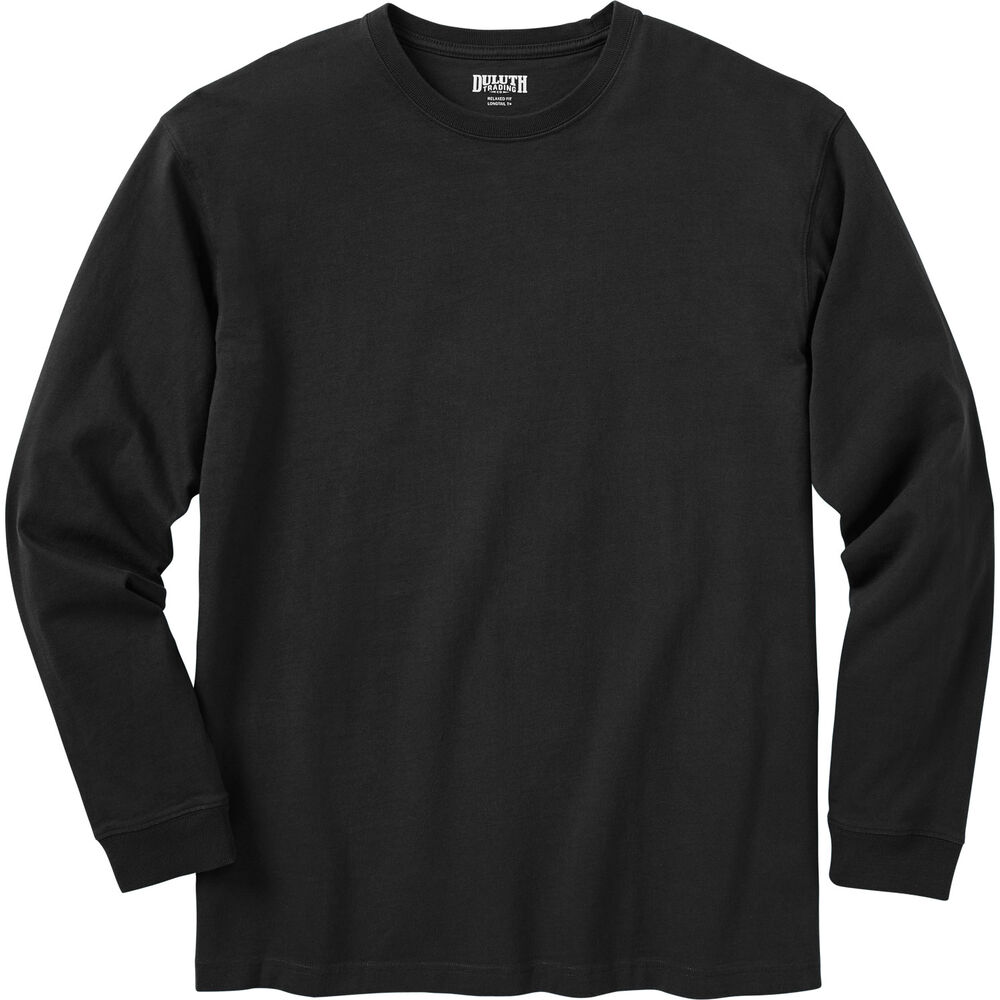Men's Longtail T Long Sleeve T-Shirt BLACK XLG Main Image