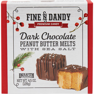 Fine 'N' Dandy Dark Chocolate Candy Cane Melts