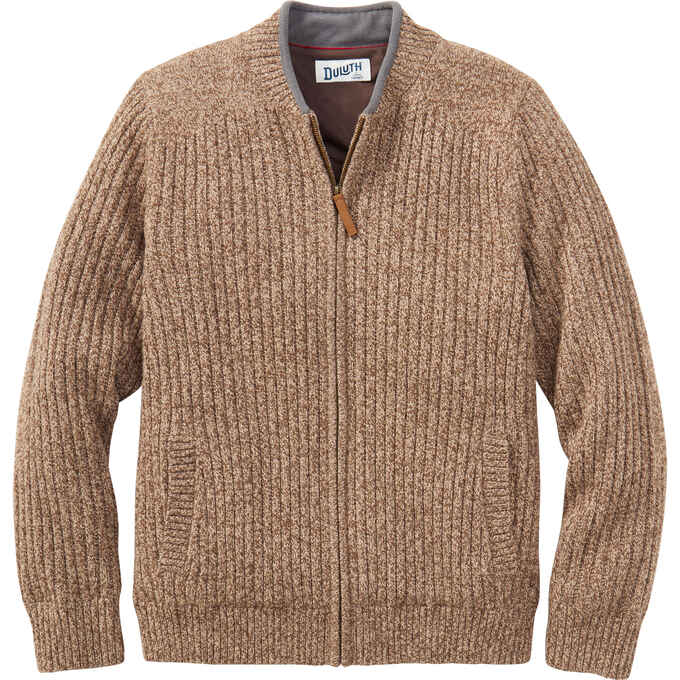 Wool Windproof Zip Sweater | Duluth Trading Company