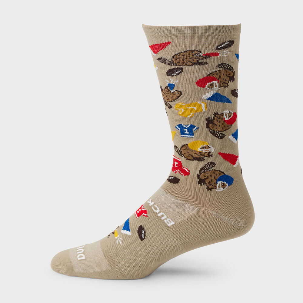 Men's Buck Naked Crew Socks Main Image