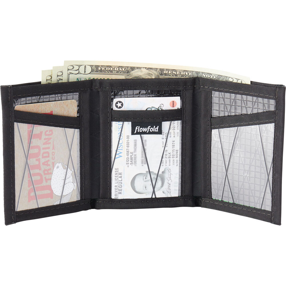 Flowfold Recycled Sailcloth Traveler Trifold Wallet Main Image