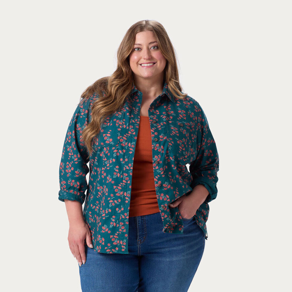 Women's Plus Free Swingin' Flannel Shirt Main Image