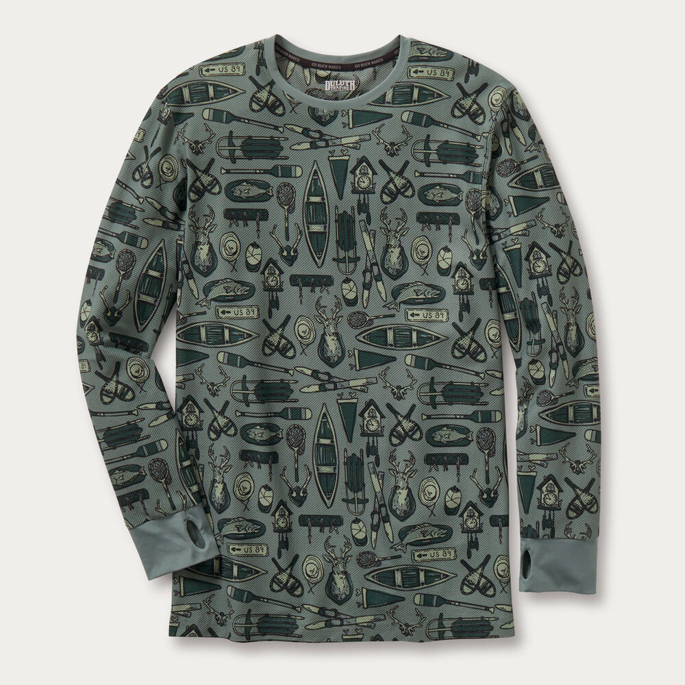 Men's Buck Naked Base Layer Crew Main Image