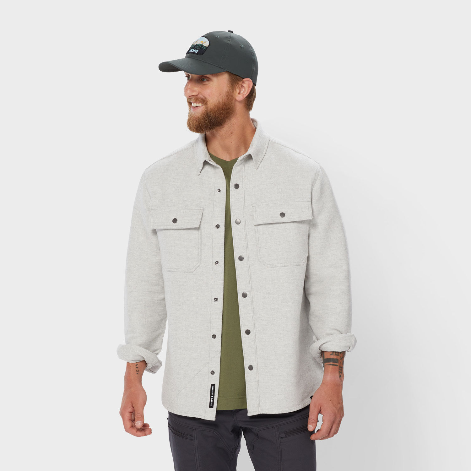 Men's AKHG Crosshaul Standard Fit Flannel Overshirt | Duluth