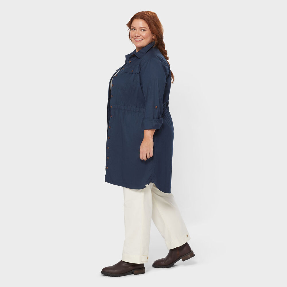 Women's Plus Hempstop Shirtdress Main Image
